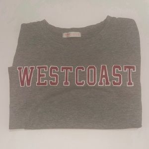 Cropped graphic T-shirt